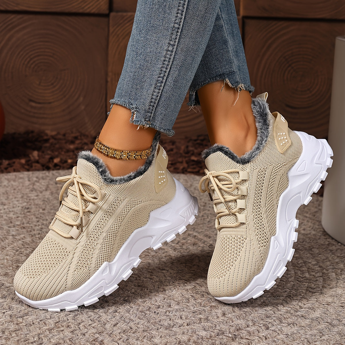Women's Warm Slip-On Sneakers