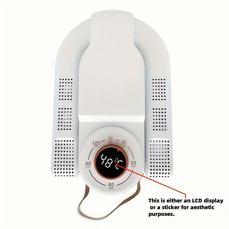 Portable Folding Shoe Dryer with Timer