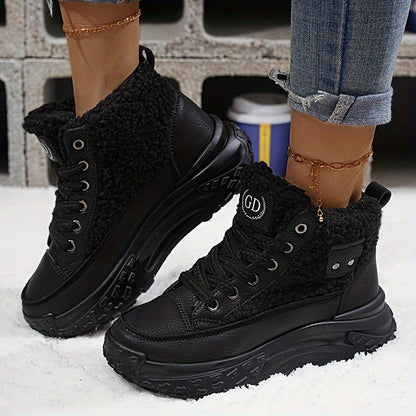 Women'S Chunky Platform Ankle Boots
