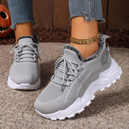 Women's Warm Slip-On Sneakers
