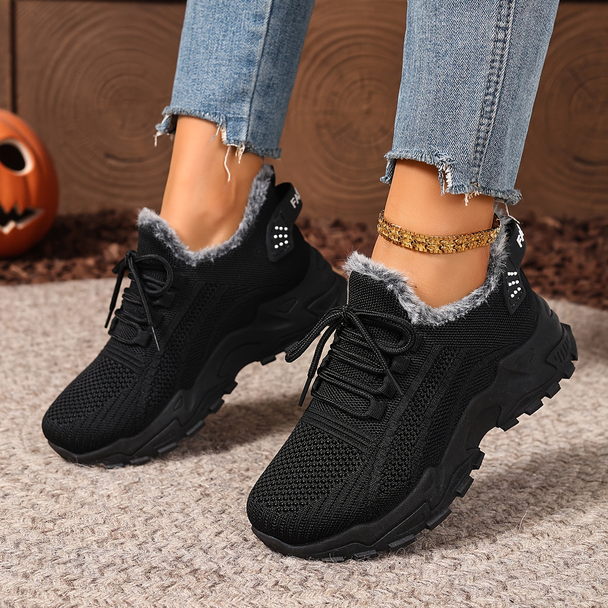 Women's Warm Slip-On Sneakers