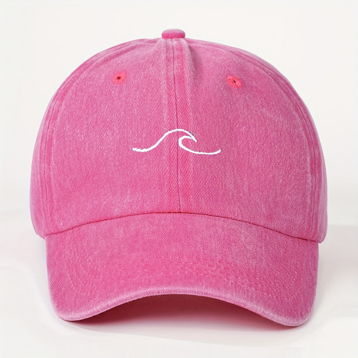 Unisex Embroidered Flame Baseball Cap