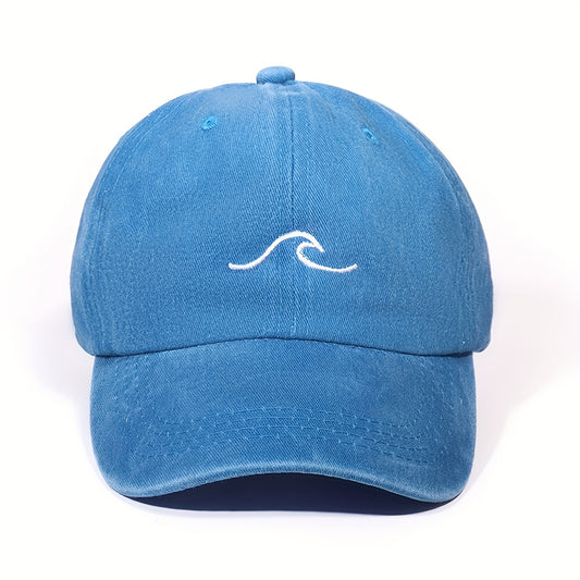 Unisex Baseballkappe mit Flammenstickerei