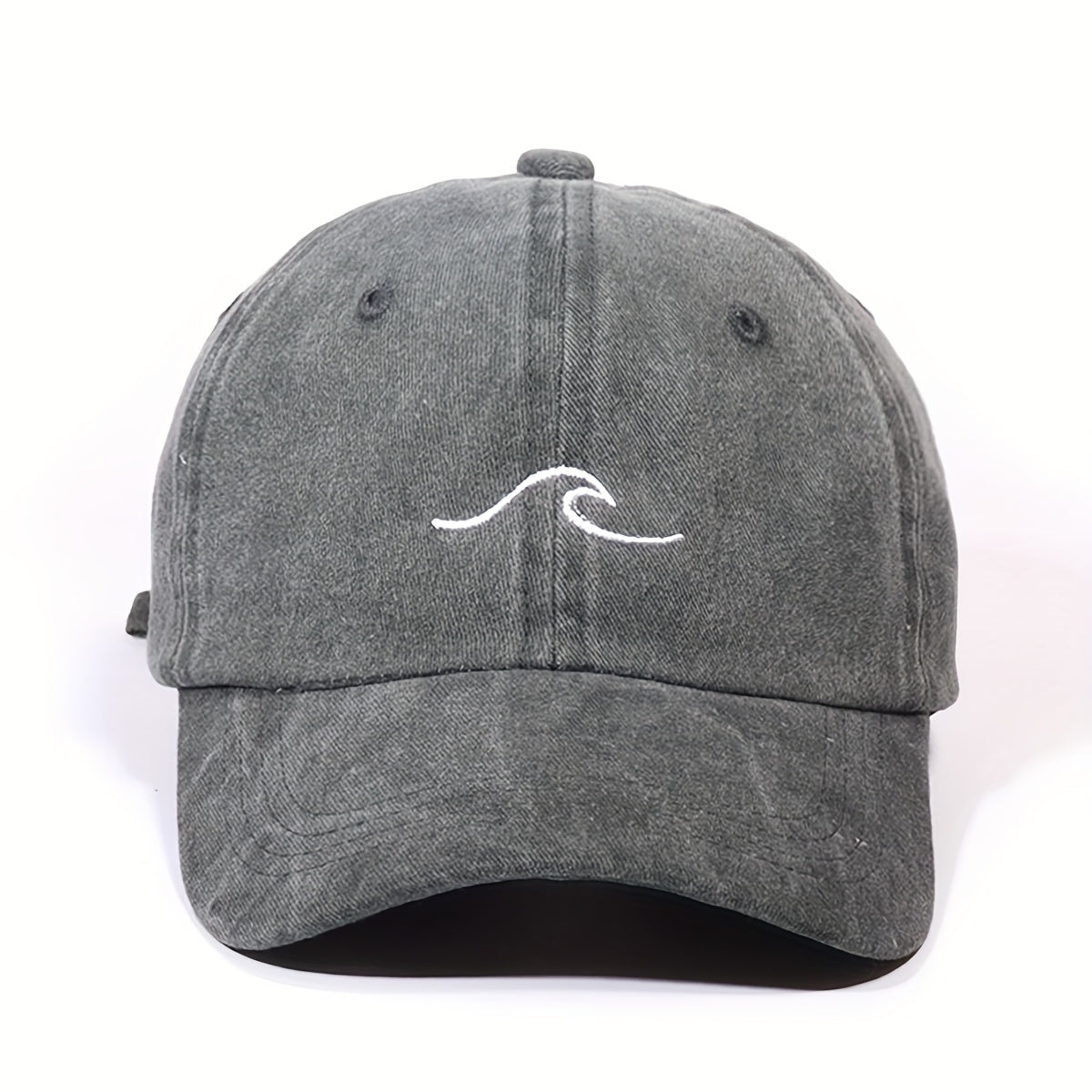 Unisex Embroidered Flame Baseball Cap