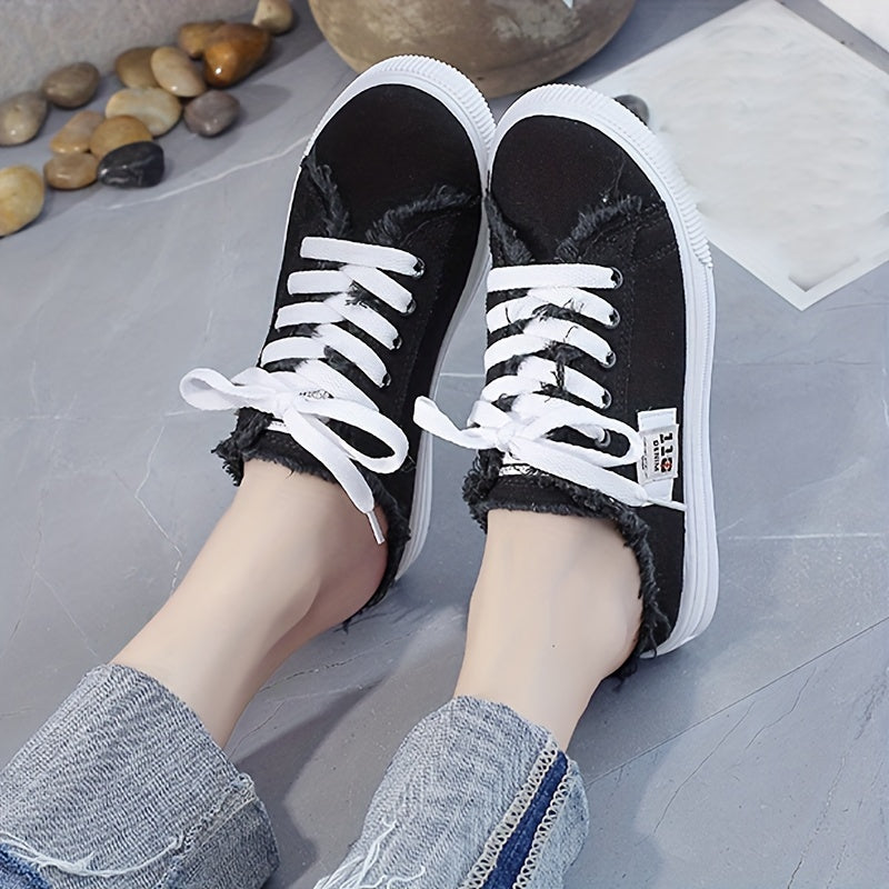 Women'S Classic White Canvas Sneakers