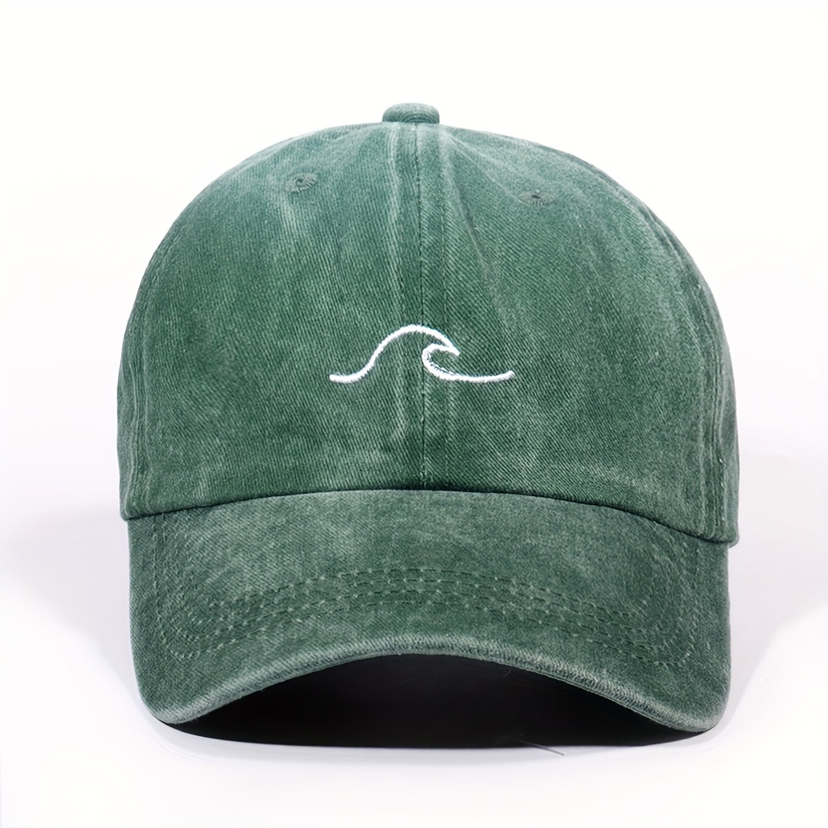 Unisex Embroidered Flame Baseball Cap