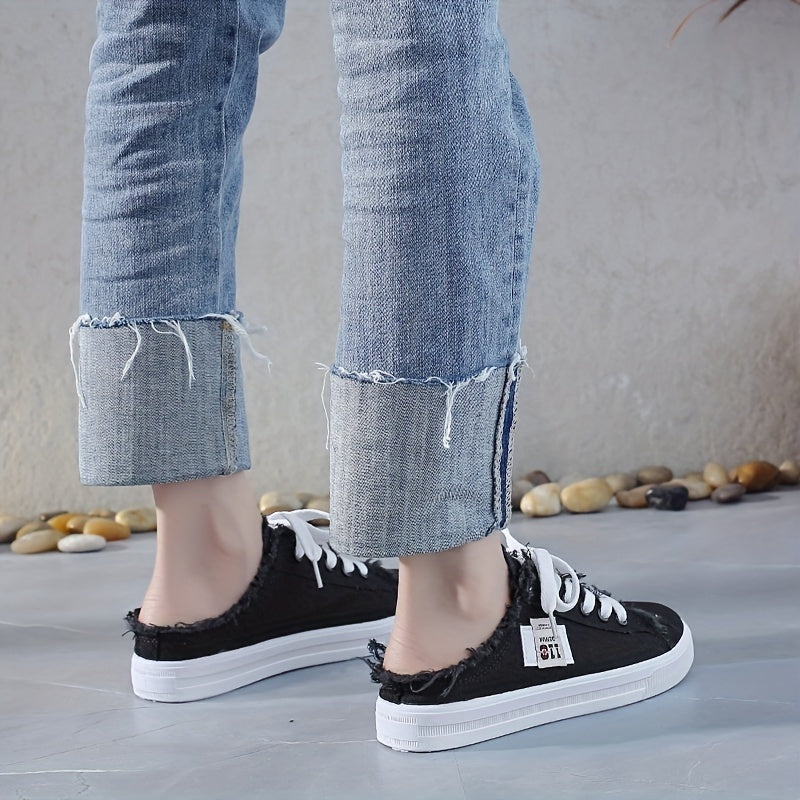 Women'S Classic White Canvas Sneakers