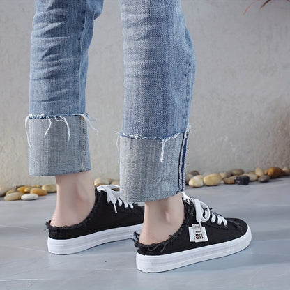 Women'S Classic White Canvas Sneakers